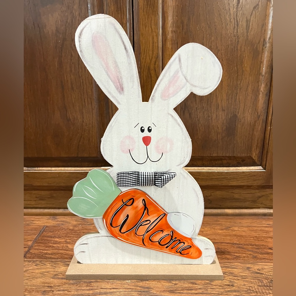 Stand Alone “Welcome” Bunny